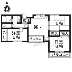 シャングリラ鮎川の物件間取画像